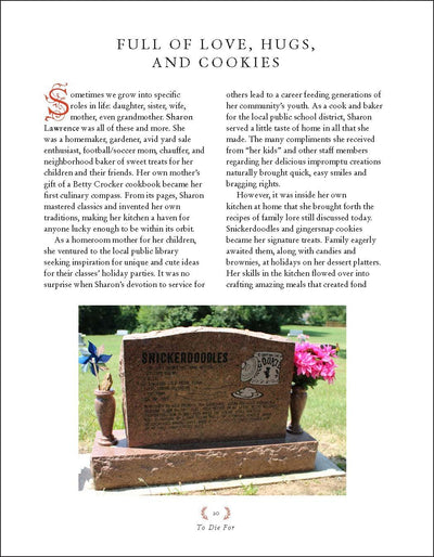 To Die For: A Cookbook of Gravestone Recipes