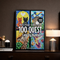 100 Quest Color by Number Adult Coloring Book